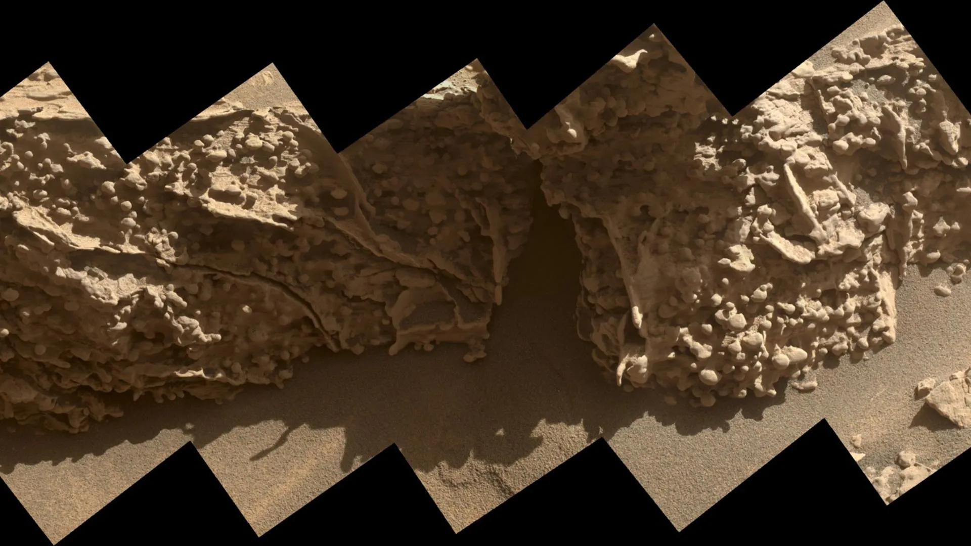 火星のクモの巣状隆起調査